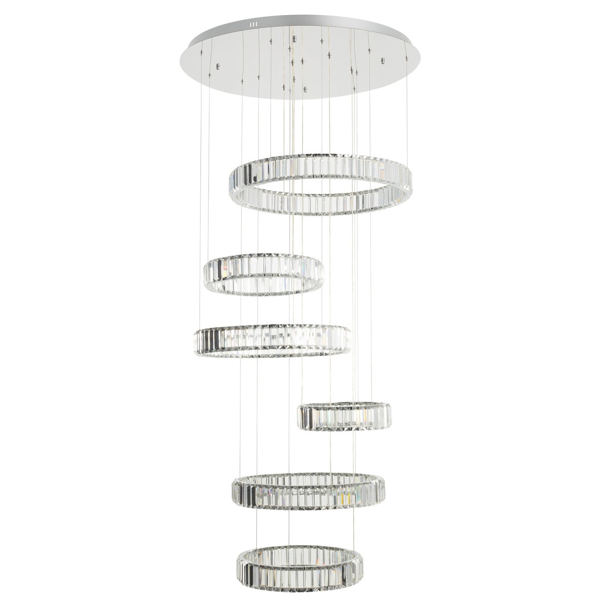 Люстра Citilux Чезаре CL338661 хром