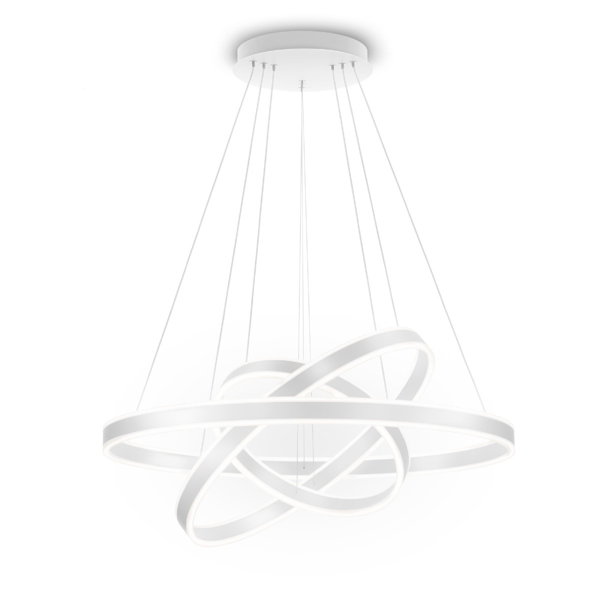 Люстра Citilux Дуэт CL719680 белая
