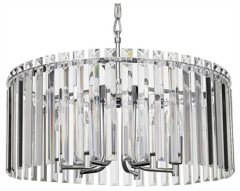 Люстра Citilux Джейн CL306161 цвет плафона/подвески Прозрачный, цвет арматуры Хром