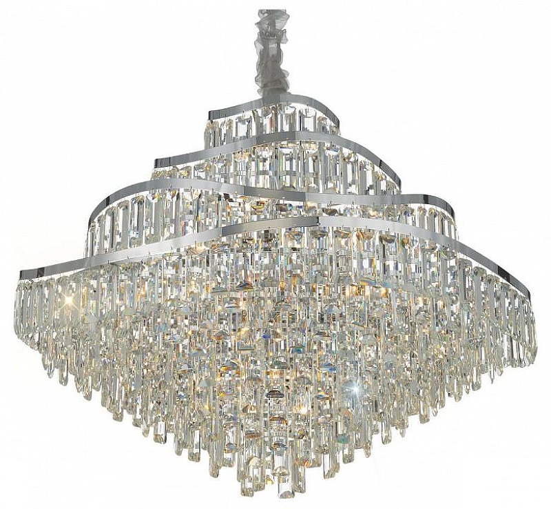 Люстра Citilux Na1ad CL315191 цвет плафона/подвески Прозрачный, цвет арматуры Хром