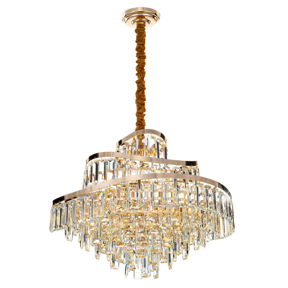 Люстра Citilux Naiad CL315162 золотистая