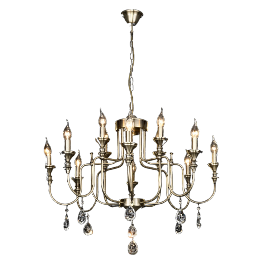 Люстра Citilux Рига CL437223 бронзовая