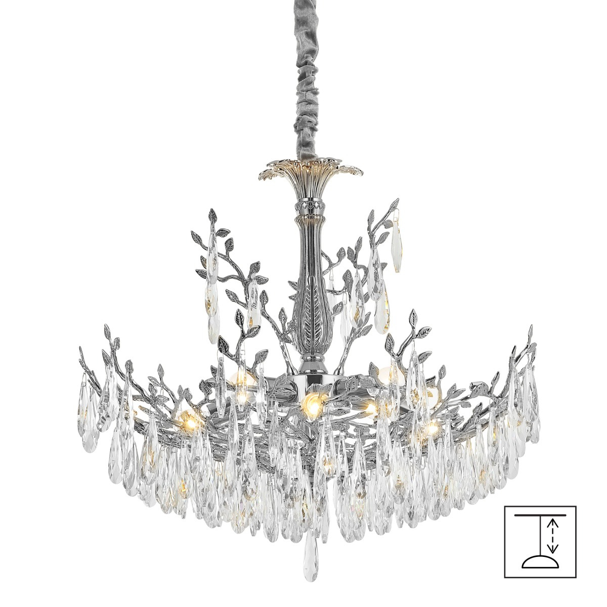 Люстра Citilux Ritz CL310081 хром