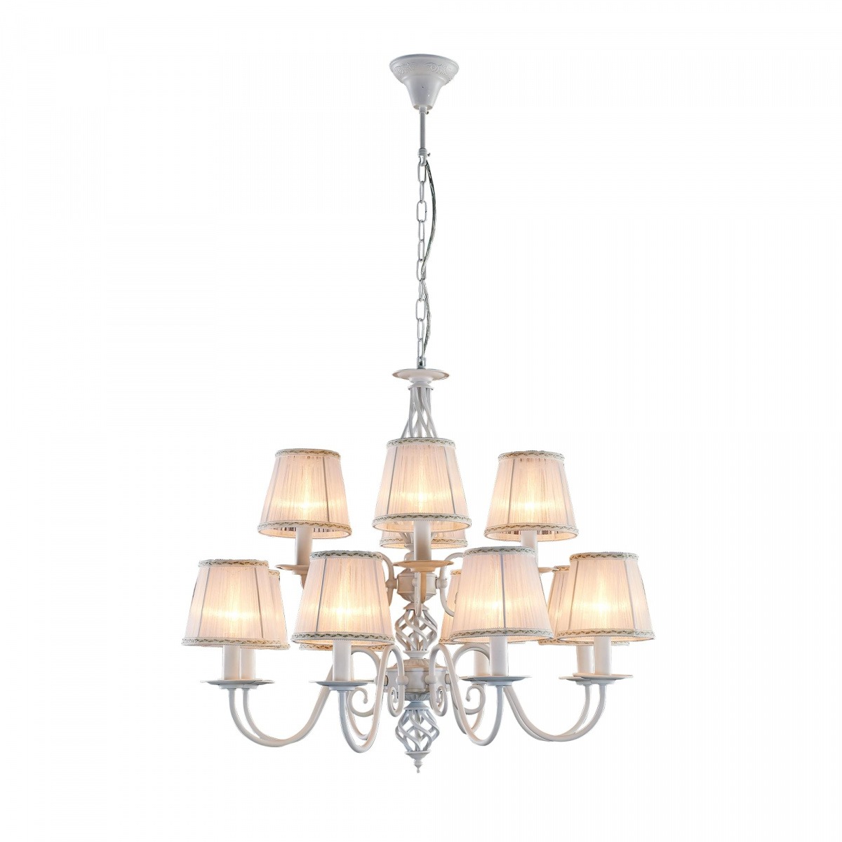 Люстра Citilux Ровена CL427220 белая