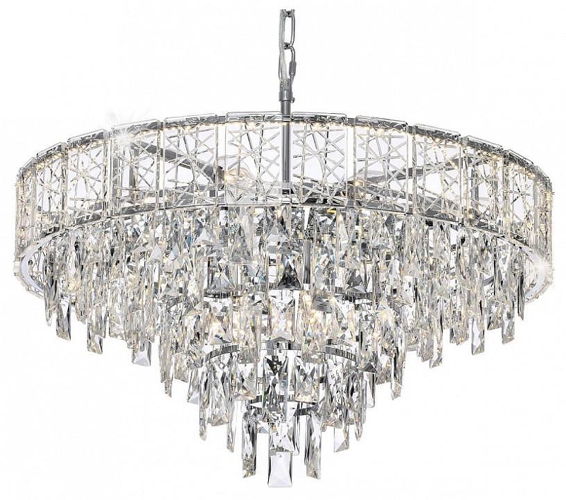 Люстра Citilux Sagrada CL317261 цвет плафона/подвески Прозрачный, цвет арматуры Хром