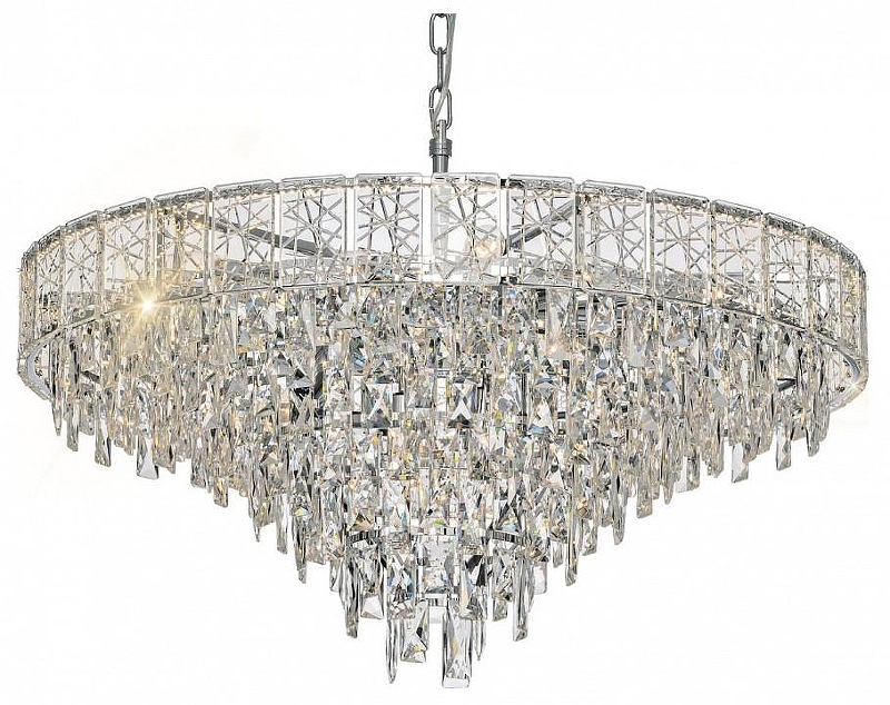 Люстра Citilux Sagrada CL317281 цвет плафона/подвески Прозрачный, цвет арматуры Хром