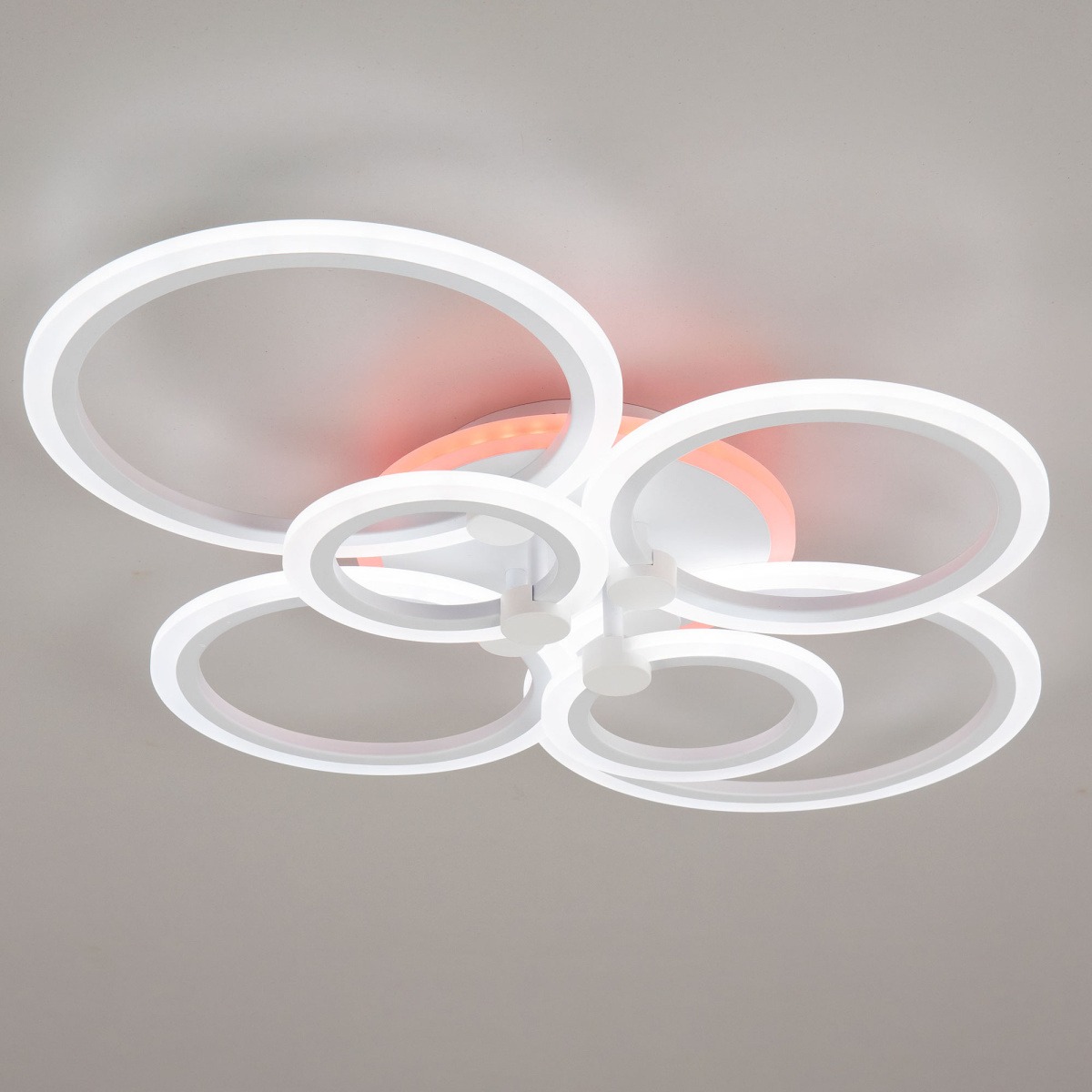Люстра Citilux Сента CL237B160E RGB белая
