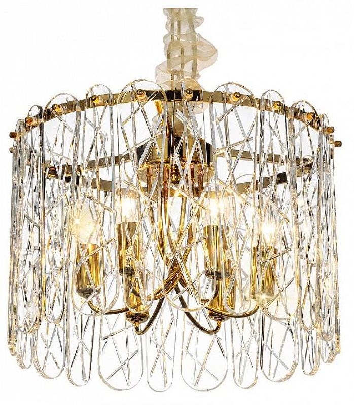 Люстра Citilux TALLA CL318262 цвет плафона/подвески Прозрачный, цвет арматуры Золото