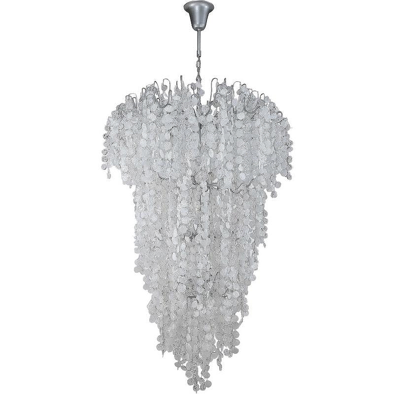 Люстра Crystal Lux Barcelona SP33 Silver цвет плафона/подвески Прозрачный, Белый, цвет арматуры Серый