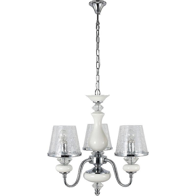 Люстра Crystal Lux Betis SP-PL3 цвет плафона/подвески Прозрачный, цвет арматуры Хром