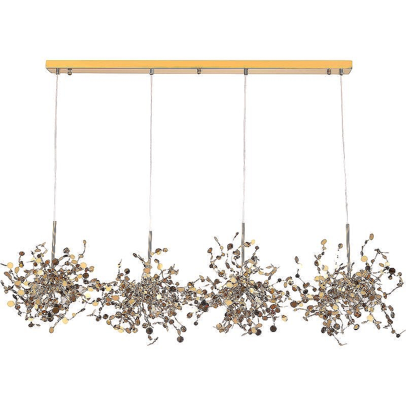 Люстра Crystal Lux Garden SP3х4 L1600 Gold цвет плафона/подвески Золото, цвет арматуры Золото