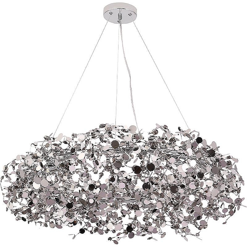 Люстра Crystal Lux Garden SP9 D800 Chrome цвет плафона/подвески Хром, цвет арматуры Хром