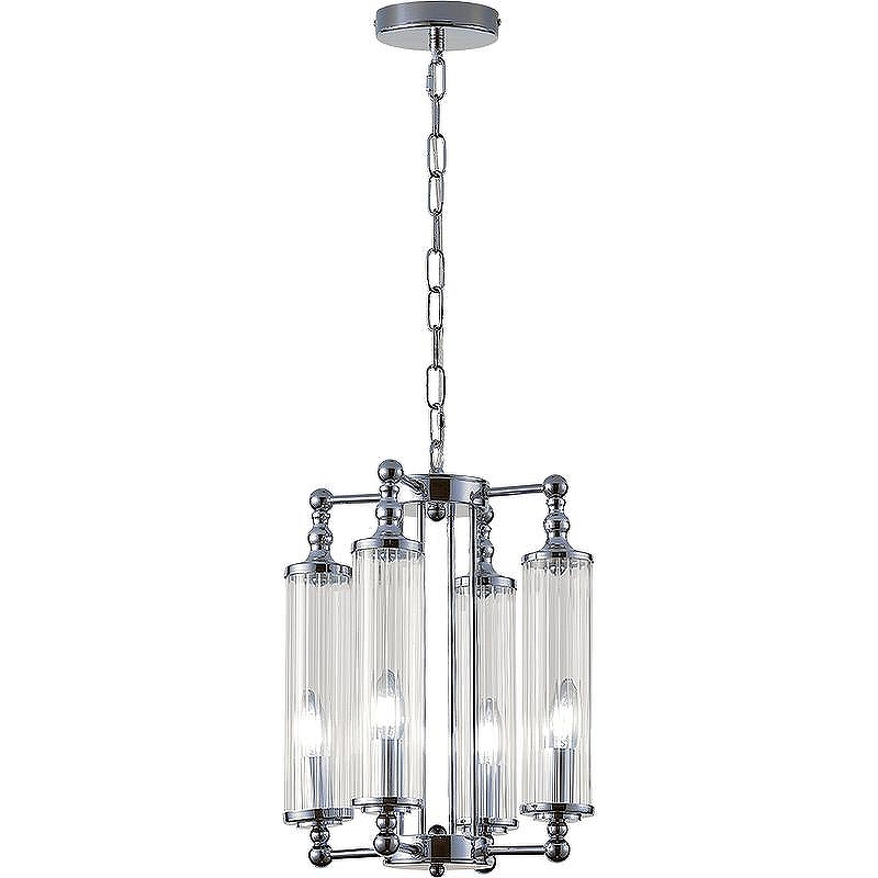 Люстра Crystal Lux Tomas SP4 Chrome цвет плафона/подвески Прозрачный, цвет арматуры Хром
