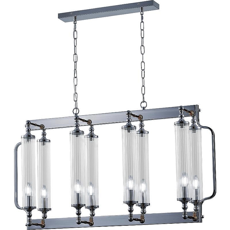 Люстра Crystal Lux Tomas SP8 L1000 Chrome цвет плафона/подвески Прозрачный, цвет арматуры Хром