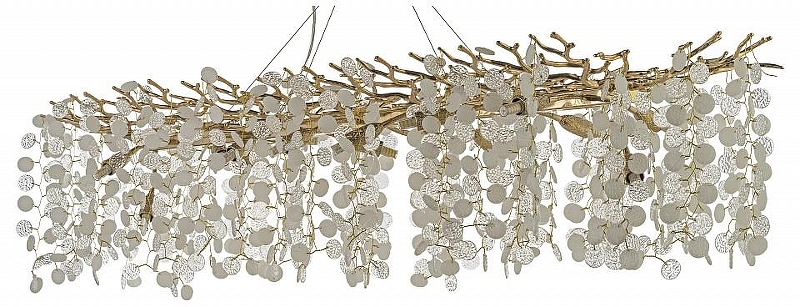 Люстра Dio D’Arte Tavenna Tavenna H 1.5.150x48.103 G цвет плафона/подвески Прозрачный, цвет арматуры Золото