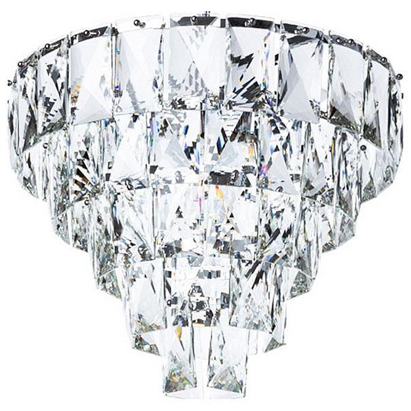Люстра Divinare Chara 3508/02 LM-6 цвет плафона/подвески Прозрачный, цвет арматуры Хром