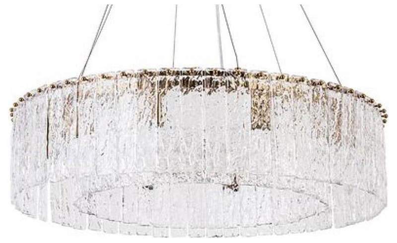 Люстра Divinare Felis 6005/17 SP-10 цвет плафона/подвески Прозрачный, цвет арматуры Латунь
