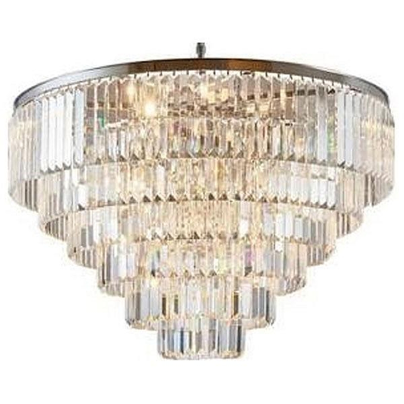 Люстра Divinare Nova 3001/02 LM-16 цвет плафона/подвески Прозрачный, цвет арматуры Хром