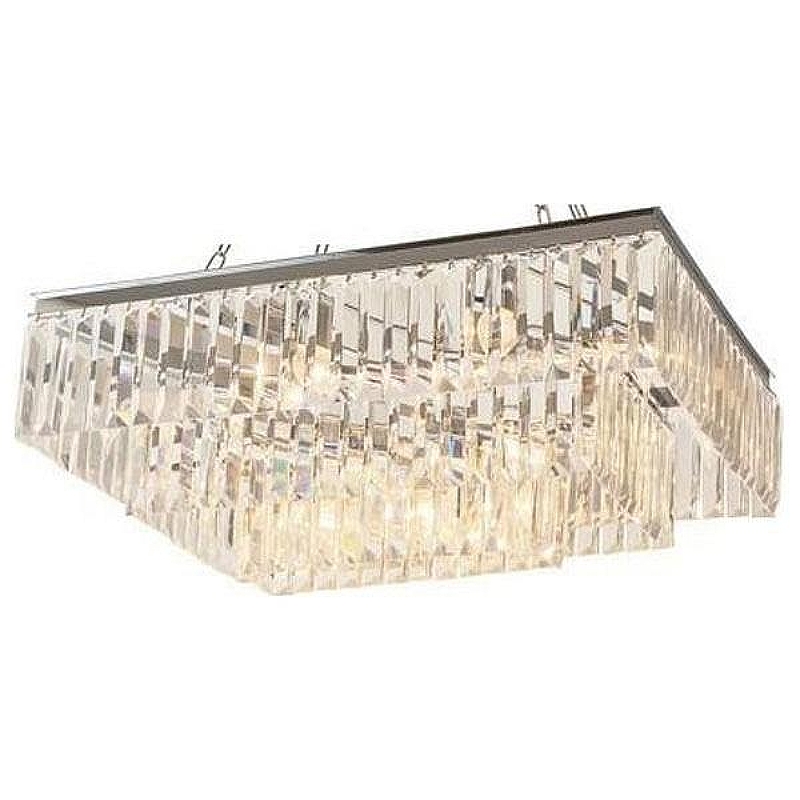 Люстра Divinare Nova 3001/02 SP-15 цвет плафона/подвески Прозрачный, цвет арматуры Хром