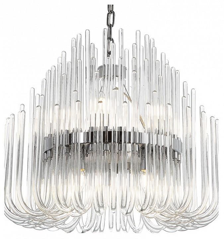 Люстра Divinare Romola 6043/02 LM-10 цвет плафона/подвески Прозрачный, цвет арматуры Хром