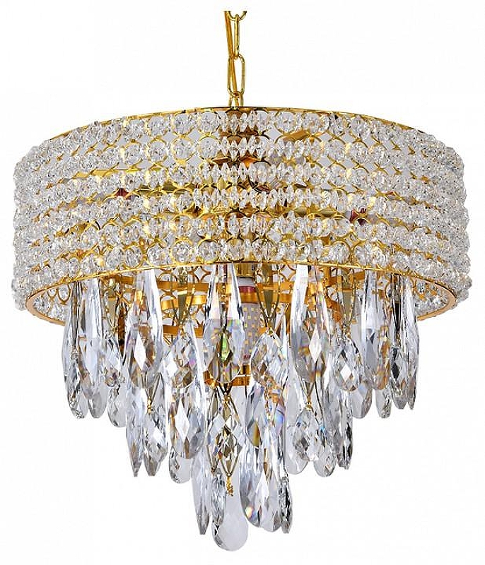 Люстра Escada 140009 140009/5P Gold цвет плафона/подвески Прозрачный, цвет арматуры Золото