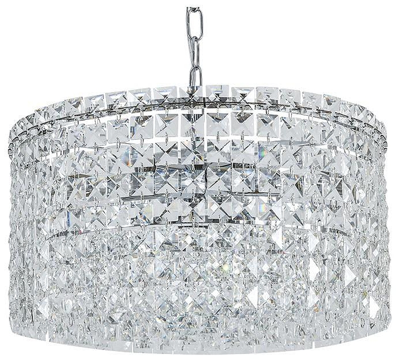 Люстра Escada 2122 2122/5S Chrome цвет плафона/подвески Прозрачный, цвет арматуры Хром