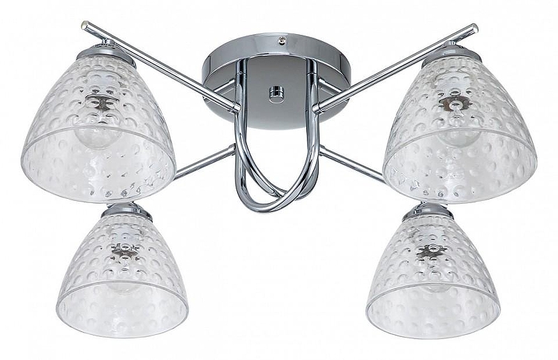 Люстра Escada Adon1s 659/4PL Chrome цвет плафона/подвески Прозрачный, цвет арматуры Хром