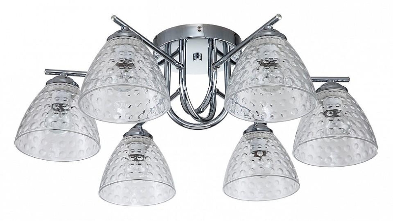 Люстра Escada Adonis 659/6PL Chrome цвет плафона/подвески Прозрачный, цвет арматуры Хром