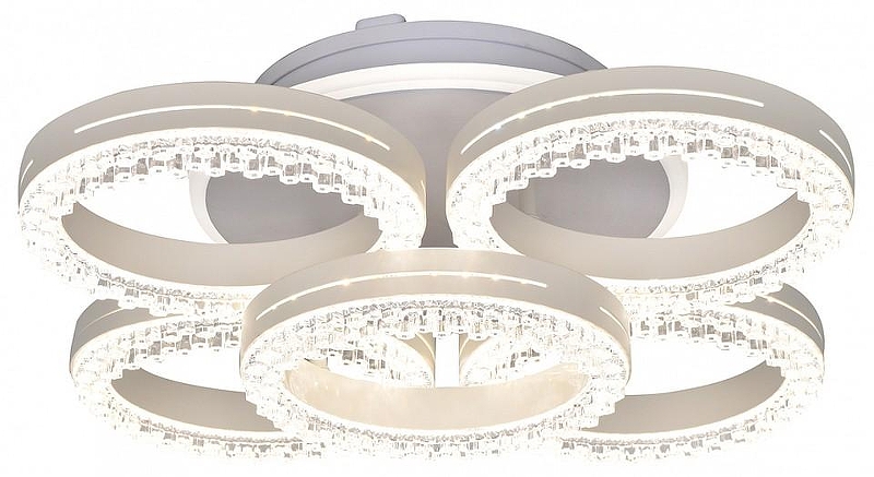 Люстра Escada Albus 10276/5LED APP цвет плафона/подвески Прозрачный, цвет арматуры Белый