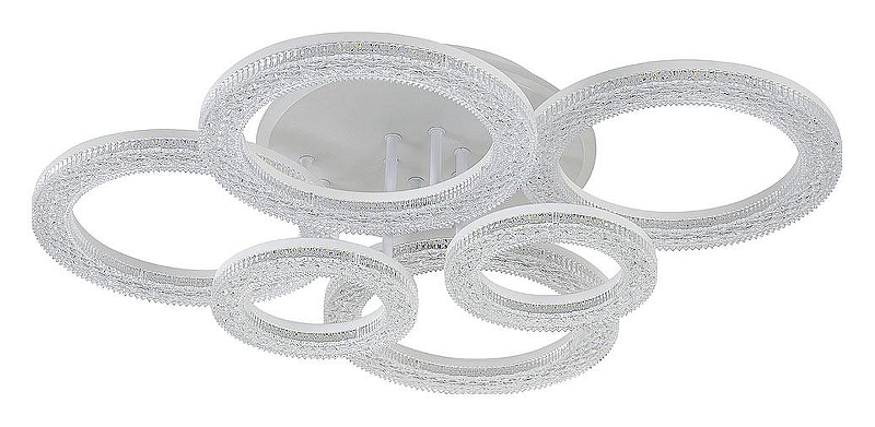 Люстра Escada Alunit 10296/6LED BL цвет плафона/подвески Прозрачный, цвет арматуры Белый