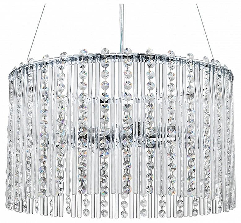 Люстра Escada Astley 2104/6S цвет плафона/подвески Прозрачный, цвет арматуры Хром