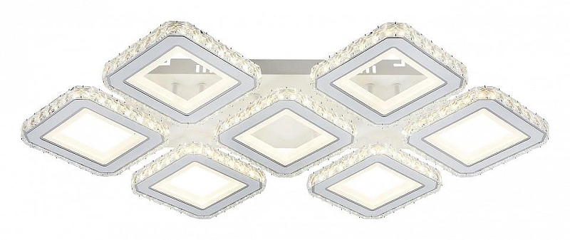 Люстра Escada Avolon 10261/7LED цвет плафона/подвески Белый, Прозрачный, цвет арматуры Белый