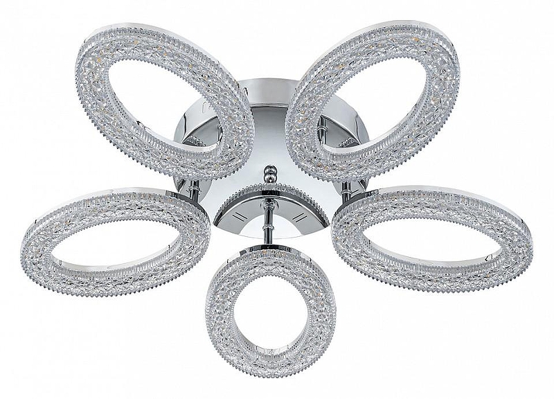 Люстра Escada Barit 10283/5LED цвет плафона/подвески Прозрачный, цвет арматуры Хром