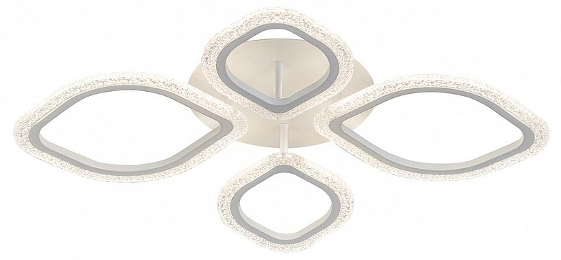 Люстра Escada Bubble 10251/4LED цвет плафона/подвески Белый, Прозрачный, цвет арматуры Белый
