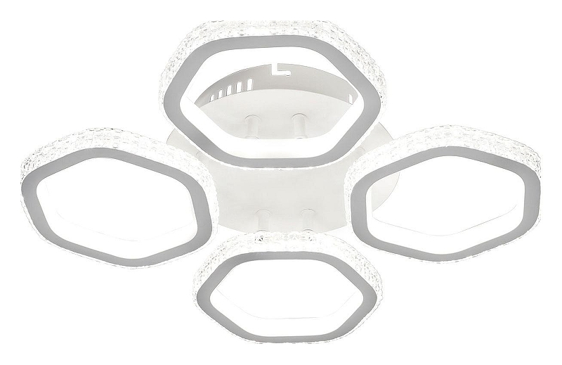 Люстра Escada Centaur1 10263/4LED цвет плафона/подвески Прозрачный, цвет арматуры Белый
