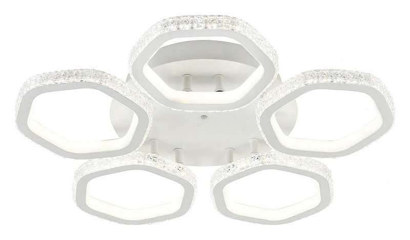 Люстра Escada Centaur1 10263/5LED цвет плафона/подвески Прозрачный, цвет арматуры Белый