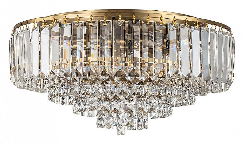 Люстра Escada Del1cacy 2112/6P Gold цвет плафона/подвески Прозрачный, цвет арматуры Золото