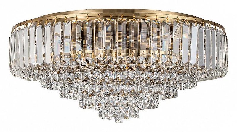Люстра Escada Delicacy 2112/8P Gold цвет плафона/подвески Прозрачный, цвет арматуры Золото