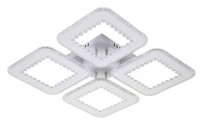 Люстра Escada Dew 10231/4LED цвет плафона/подвески Прозрачный, цвет арматуры Белый