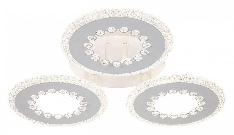Люстра Escada Dew 10233/3LED цвет плафона/подвески Прозрачный, цвет арматуры Белый