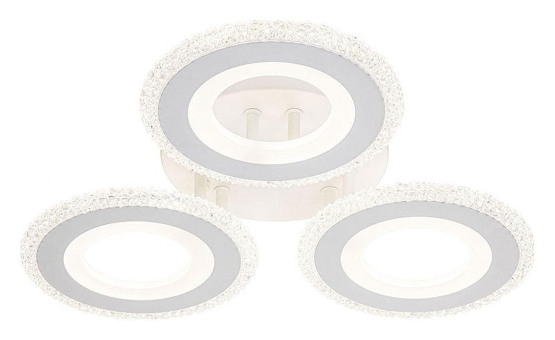Люстра Escada Diamond 10256/3LED цвет плафона/подвески Белый, Прозрачный, цвет арматуры Белый