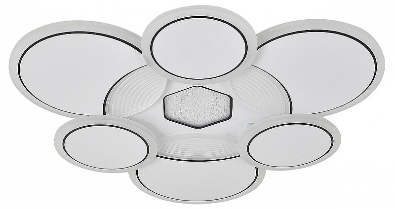 Люстра Escada Dune 10277/6LED цвет плафона/подвески Белый, Черный, цвет арматуры Белый