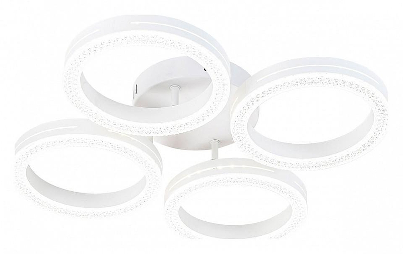 Люстра Escada Fianit 10282/4LED цвет плафона/подвески Белый, Прозрачный, цвет арматуры Белый