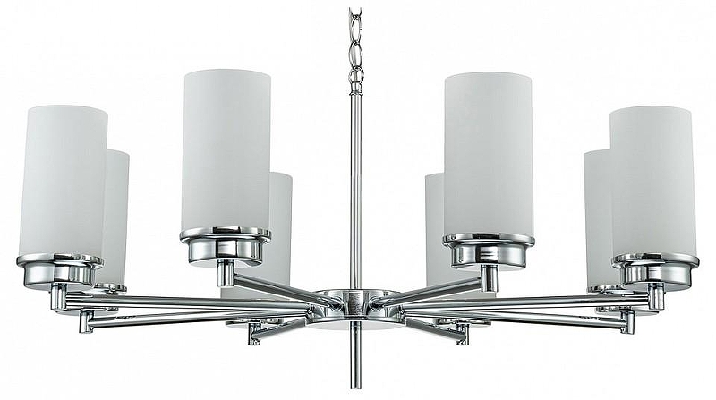 Люстра Escada Legacy 2119/8S Chrome цвет плафона/подвески Белый, цвет арматуры Хром