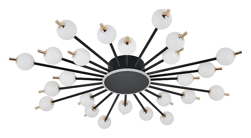 Люстра Escada Meteor 629/A LED BL цвет плафона/подвески Белый, Золото, цвет арматуры Золото, Черный