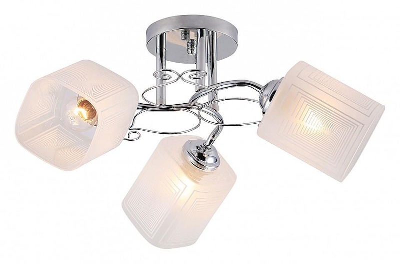 Люстра Escada Spirea 1105/3PL цвет плафона/подвески Белый, цвет арматуры Хром