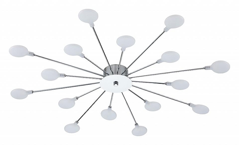 Люстра Escada Starfall 2109/16 Chrome цвет плафона/подвески Белый, цвет арматуры Хром