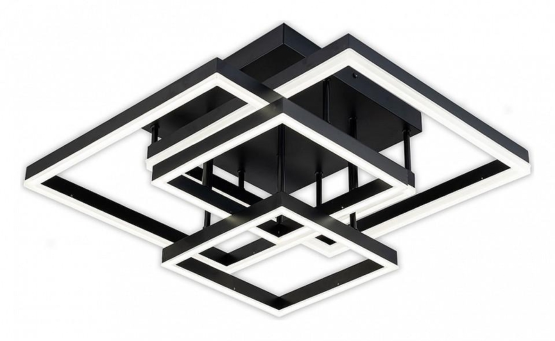 Люстра Escada Union 10229/4LED Black цвет плафона/подвески Белый, Черный, цвет арматуры Черный
