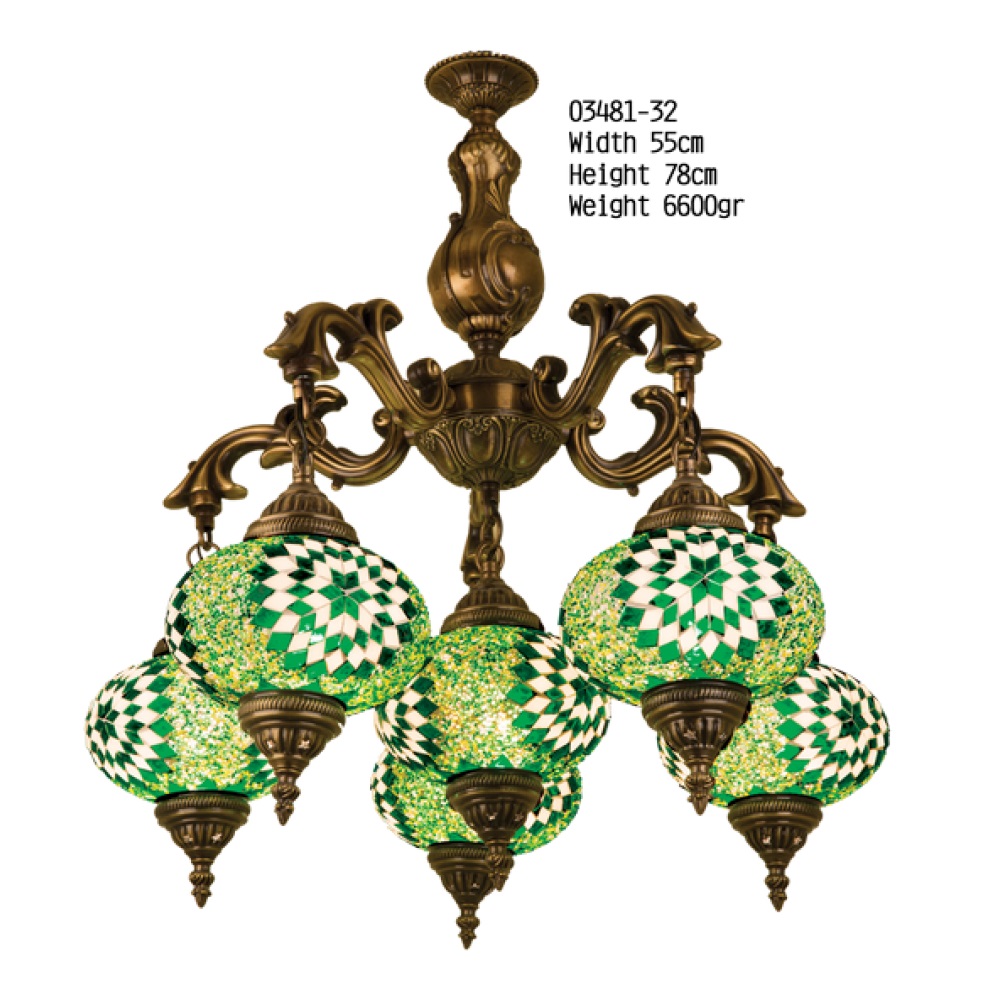 Люстра Exotic Selection 03481-32 зеленый