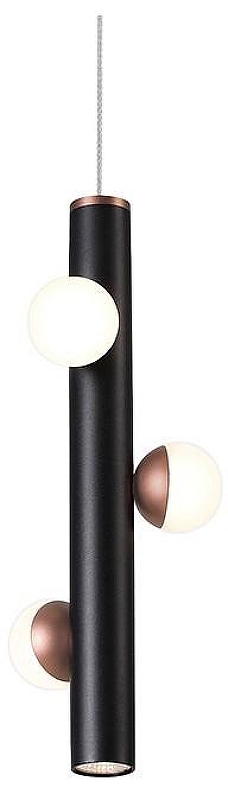 Люстра Favourite Knopp 4320-3P цвет плафона/подвески Белый, цвет арматуры Черный